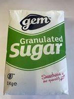 Gem Granulated Sugar White – 1kg