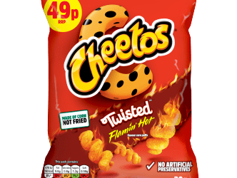 Cheetos Twisted Flaming Hot Crisps – 65gm